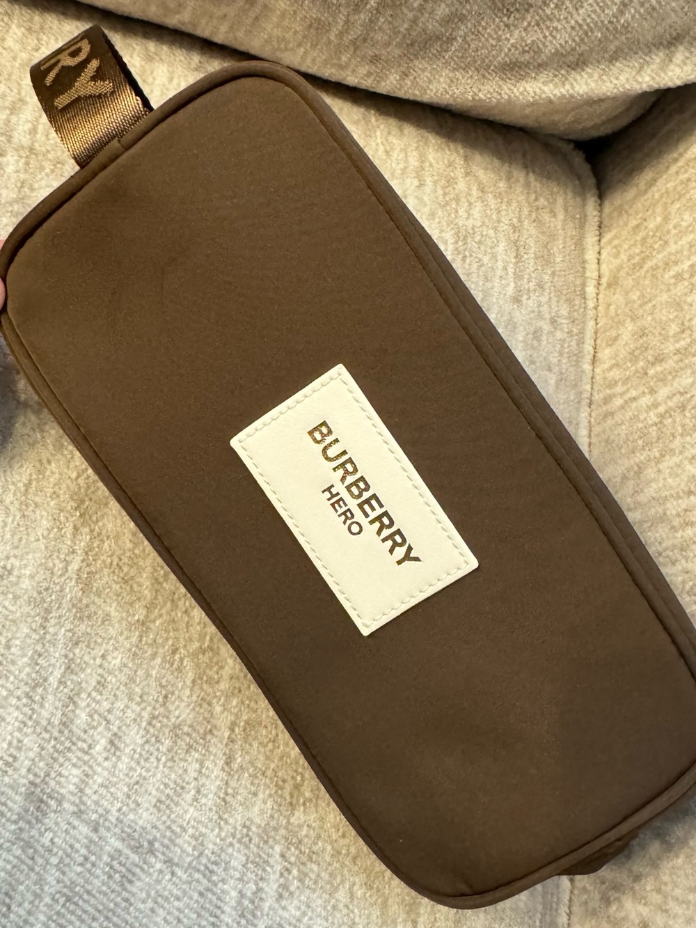 Burberry Brown Hero Toiletry Pouch